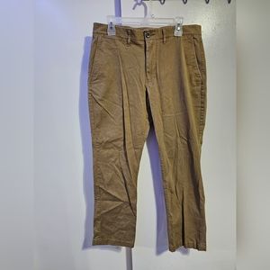 Goodfellow & Co Men's Dark Khaki Hennepin Chino Straight Fit Pants (34Wx30L)